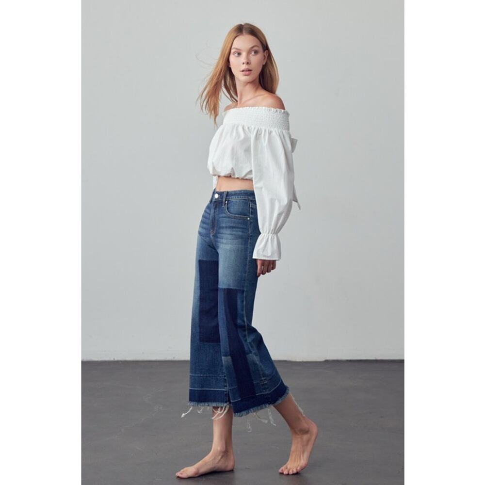 Insane Gene Mid-rise Crop Flare Jeans - P1301 - Size 7/27 - Picture 4 of 10